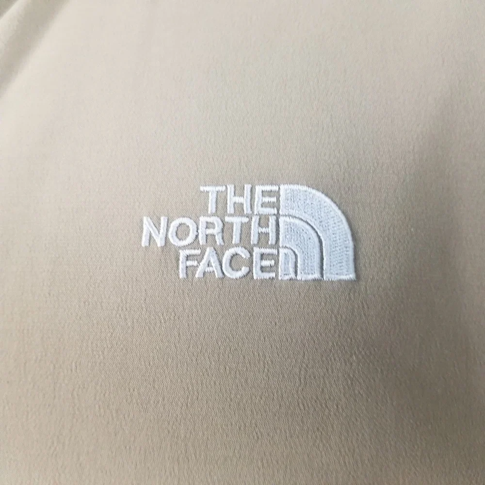 The North Face Vest Mens L Tan Windstopper Softshell Full‎ Zip Outdoor Gorpcore